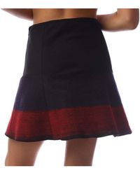 Emporio Armani - Dip Dyed Flared Mini Skirt - Lyst