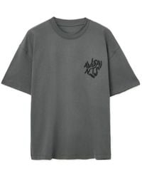 AllSaints - Logo Printed Crewneck T-Shirt - Lyst