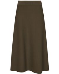 Max Mara - Flared Knit Skirt - Lyst
