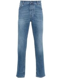 Brunello Cucinelli - Mid-Rise Straight-Leg Jeans - Lyst