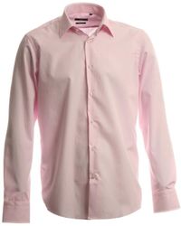 BOSS - Lapel Button Shirt - Lyst