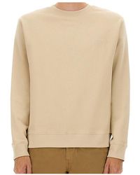 A.P.C. - Crewneck Long-Sleeved Sweatshirt - Lyst