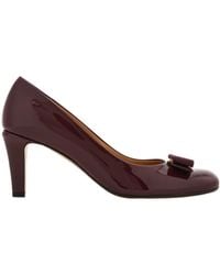 Ferragamo - Vara Bow Pump Shoe - Lyst