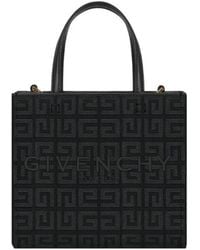 Givenchy - Monogram Logo Embroidered G Mini Tote Bag - Lyst
