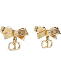 Dior - Cd Bow Earrings - Lyst