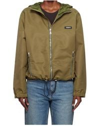 Coperni - Hooded Drawstring Hem Zip-Front Jacket - Lyst