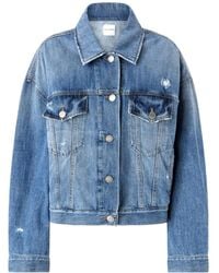 Pinko - Classic Collar Denim Jacket - Lyst