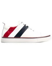 Thom Browne - Rwb Diagonal Stripe Sneakers - Lyst