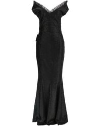 Norma Kamali - Polyester Long Dress - Lyst