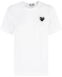 COMME DES GARÇONS PLAY - Crew Neck T-Shirt - Lyst