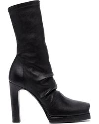 Rick Owens - Cheri Square-Toe Slip-On Ankle Boots - Lyst