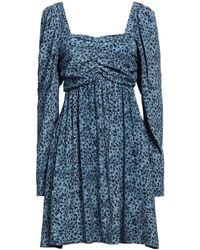 Ganni - Floral-Print Short Dresses - Lyst