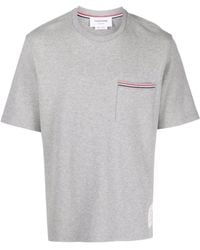 Thom Browne - Crewneck Short-Sleeved T-Shirt - Lyst