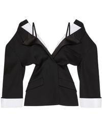 Givenchy - Single-Breasted Slashed Jacket - Lyst
