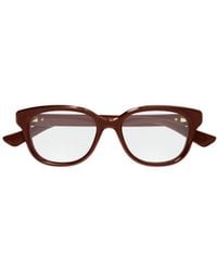 Gucci - Eyewear Square Frame Glasses - Lyst