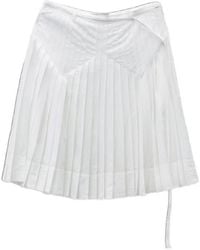 Low Classic - Pleated Midi Skirt - Lyst
