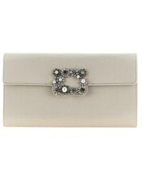 Roger Vivier - Efflorescence Embellished Clutch Bag - Lyst