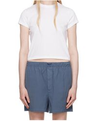 Skims - Round Neck Short Sleeve T-Shirt - Lyst