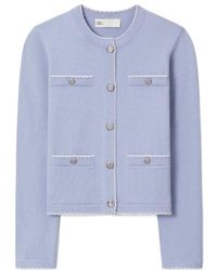 Tory Burch - Kendra Wool Cardigan - Lyst