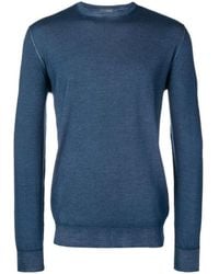 Drumohr - Crew-Neck Knitted Sweater - Lyst