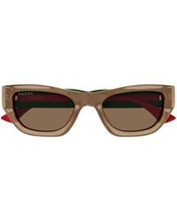 Gucci - Eyewear Cat-Eye Frame Sunglasses - Lyst