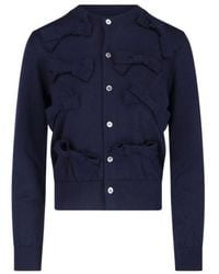 Comme des Garçons - Comme Des Garçons Homme Plus Bow Detail Buttoned Cardigan - Lyst