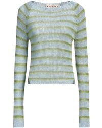 Marni - Striped Knitted Jumper - Lyst