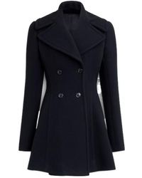 Alaïa - Wool Cinched Coat - Lyst