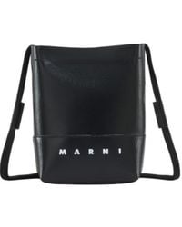 Marni - Logo-Printed Shoulder Bag - Lyst