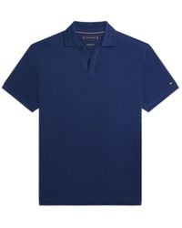 Tommy Hilfiger - Ribbed-Trim Polo Shirt - Lyst
