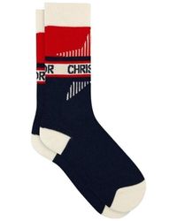 Dior - Coloured Logo Stockings - Lyst