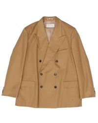Dries Van Noten - Double-Breasted V-Neck Jacket - Lyst