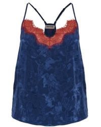 Zadig & Voltaire - Cespa Lace-Trim Camisole Top - Lyst