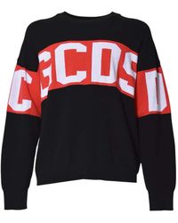 Gcds - Band-Logo Drop Shoulder Sweatshirt - Lyst