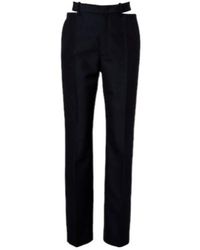 Jil Sander - Cutout Wool And Mohair Straight Pants - Lyst