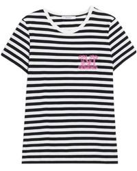 Max Mara - Cotton Plain Knitted T-Shirt - Lyst
