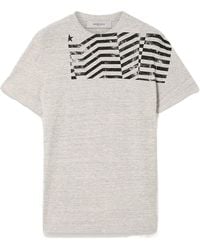 Golden Goose - Graphic Printed Crewneck T-Shirt - Lyst