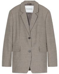 Closed - Lola Houndstooth Blazer - Lyst