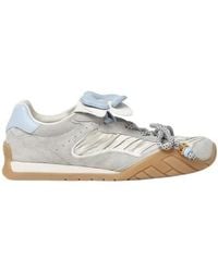 Fendi - Wave Pulse Floral Tongue Sneakers - Lyst