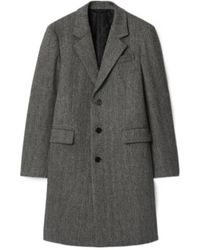 Burberry - Herringbone Pattern Coat - Lyst