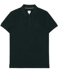 Armani Collezioni - Logo Embroidered Polo Shirt - Lyst