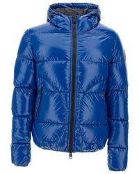 Herno - Logo Patch Zip-Up Padded Jacket - Lyst
