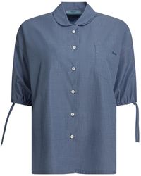 Prada - Short-Sleeved Button-Up Shirt - Lyst