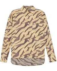 IRO - Deriana Tiger-Print Shirt - Lyst