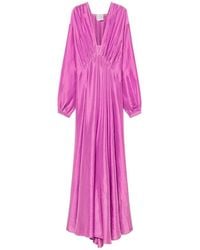 forte_forte - V-Neck Dress - Lyst
