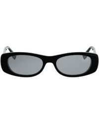 Fendi - Eyewear Oval Frame Sunglasses - Lyst