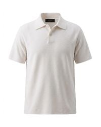 Gucci - Silk Cotton Polo Shirt With Embroidery - Lyst