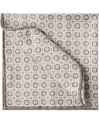 Brunello Cucinelli - Geometric Designed Pocket Square - Lyst