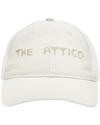 The Attico - The Logo Embroidered Cap - Lyst