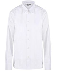Victoria Beckham - Long Sleeve Pleated Blouse - Lyst